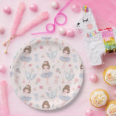 マイエレガントスウィートバレリーナ ペーパープレート (パーティー)