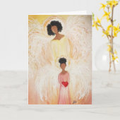 マイエンジェルマザーズデイカード カード (黄色い花)