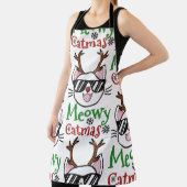 マイオウィカタマスクリスマスキティキャットレッドノーズトナカイ エプロン (インサイチュ)