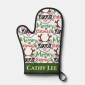 マイオウィカタマスクリスマスキティキャットレッドノーズトナカイ 鍋つかみ (正面)