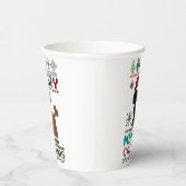 マイオウィカタマスクリスマスサンタキャット醜いセーター 紙コップ (右)