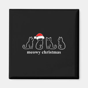 マイオウィキャットキャットクリスマスキュートな子猫サンタ マグネット