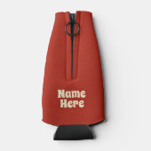 マイオウィクリスマスおもしろい猫好き ボトルクーラー (裏面)