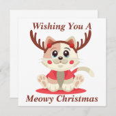 マイオウィクリスマスカード サンキューカード (正面/裏面)