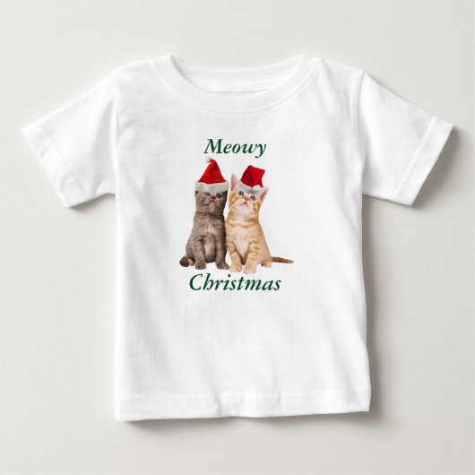 マイオウィクリスマスキットンベビーシャツ ベビーTシャツ (正面)