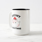 マイオウィクリスマスコーヒーマグ ツートーンマグカップ (正面左)