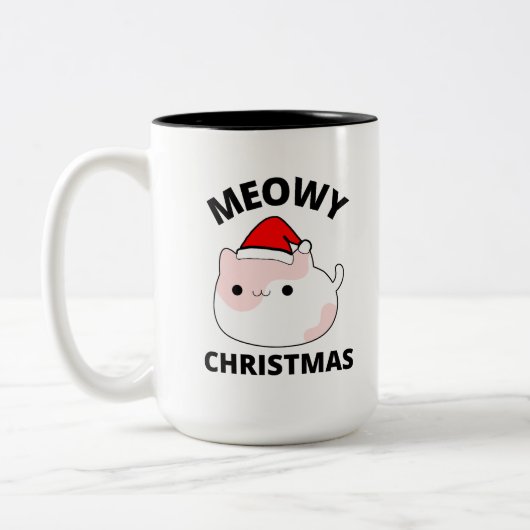 マイオウィクリスマスコーヒーマグ ツートーンマグカップ (左)
