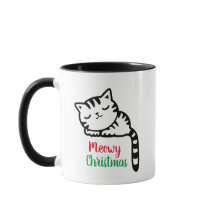 マイオウィクリスマススリーピング子猫