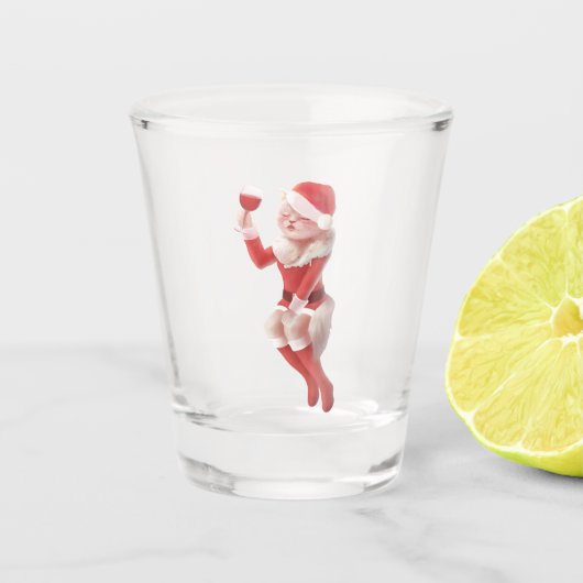 マイオウィクリスマストースト ショットグラス (正面)