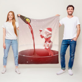 マイオウィクリスマストースト フリースブランケット