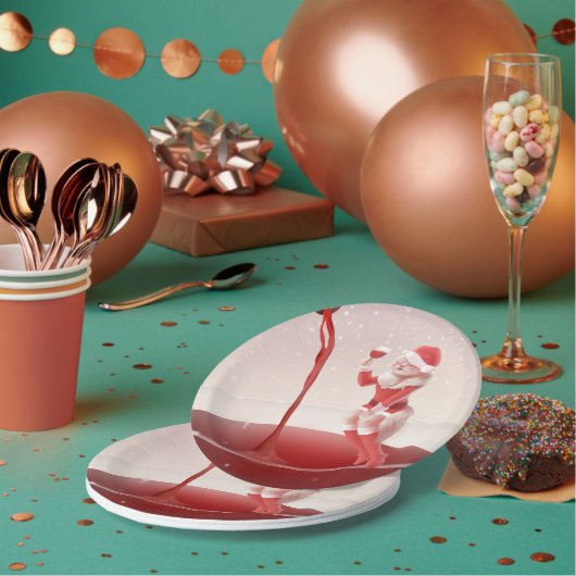 マイオウィクリスマストースト ペーパープレート (複数)