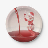 マイオウィクリスマストースト ペーパープレート (正面)