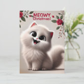 マイオウィクリスマスホリデーカード サンキューカード (スタンド正面)