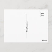 マイオウィクリスマスホリデーハガキ ポストカード (裏面)