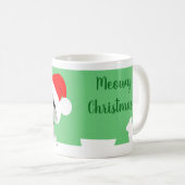 マイオウィクリスマス子猫マグ コーヒーマグカップ (正面右)
