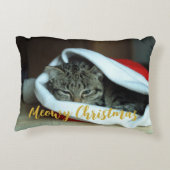 マイオウィクリスマス猫 アクセントクッション (裏面)