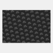 マイオウィクリスマス |かわいい猫パターン休日 ラッピングペーパーシート (正面3)