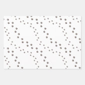 マイオウィクリスマス |かわいい猫パターン休日 ラッピングペーパーシート (正面2)