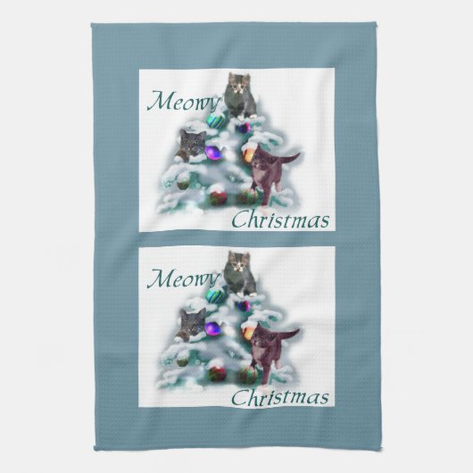 マイオウィクリスマス キッチンタオル (縦)