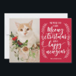 マイオウィクリスマス シーズンカード<br><div class="desc">友人や家族にクリスマスを祝い、猫パーソナライズされたの名前と写真を入れた写真カードをプレゼント！</div>
