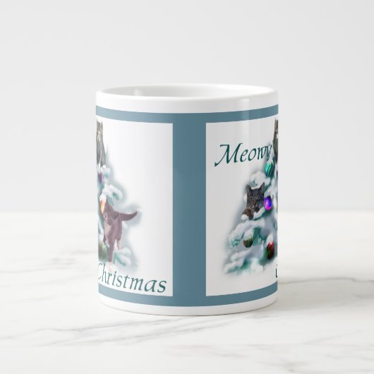 マイオウィクリスマス ジャンボコーヒーマグカップ (正面)