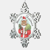 マイオウィクリスマス スノーフレークピューターオーナメント (右)