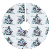 マイオウィクリスマス ブラッシュドポリエステルツリースカート (正面)