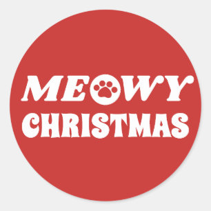 マイオウィクリスマス ラウンドシール