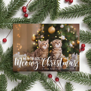 マイオウィクリスマス Full Photo Petホリデーカード シーズンカード