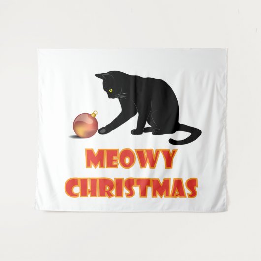 マイオウィーおもしろいクリスマス タペストリー (正面(横))