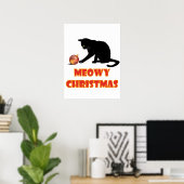 マイオウィーおもしろいクリスマス ポスター (ホームオフィス)
