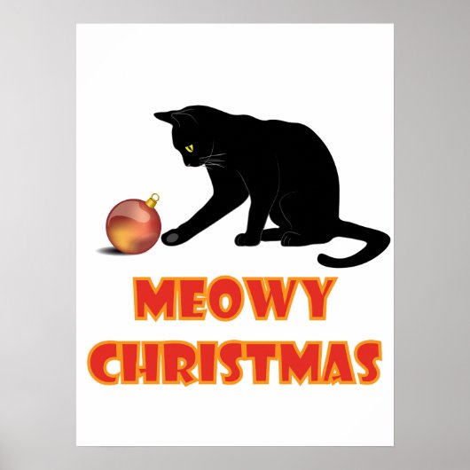マイオウィーおもしろいクリスマス ポスター (正面)
