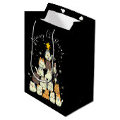 マイオウィーメリークリスマスキャット ミディアムペーパーバッグ (正面アングル)