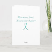 マイオテニア・グラビス戦士のためのクリスマス カード (裏面)