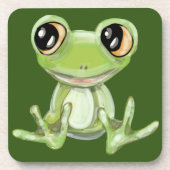 マイオファーグリーンフロッグフレンド飲料用コースター コースター (正面)