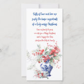 マイオランダおばあちゃんのクリスマスハッチホリデーカード シーズンカード (裏面)