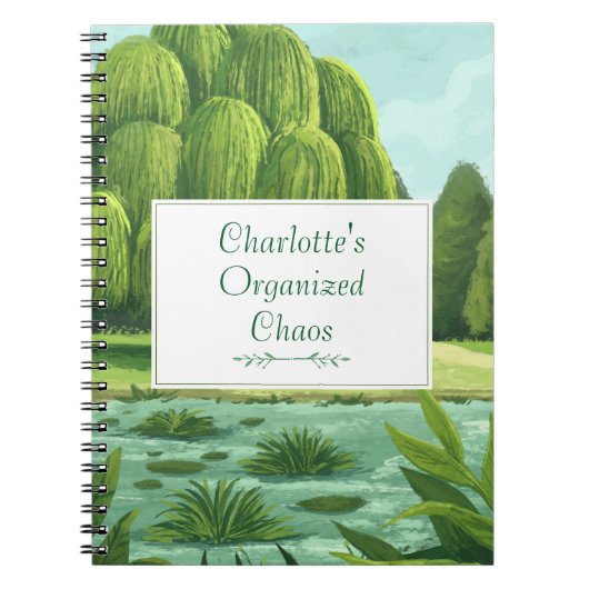 マイオーガナイズカオスパーソナライズされたプランナー ノートブック (正面)