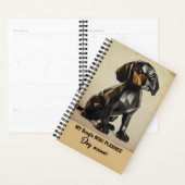 マイカスタムドッグネームベーグルポートレート プランナー手帳 (ディスプレー)