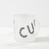 マイカップのコーヒー フロストグラスマグカップ (正面右)