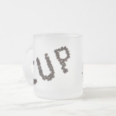 マイカップのコーヒー フロストグラスマグカップ (正面左)