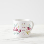 マイカップオブホリデー応援ホリデーコーヒーレシピマグ エスプレッソカップ (正面右)