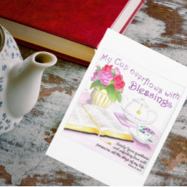 マイカップオーバーフロー誕生日カード カード