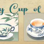 マイカップティーティーポット<br><div class="desc">My Cup of Tea Teapotは、4つの繊細なティーカップでクラシック茶を飲む経験をキャプチャし、飲む準備ができている。カップは古い金ゴールドエレガントの背景に座り、キッ魅力的チンや紅茶パーティーに加える。</div>