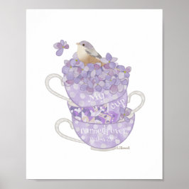 マイカップランネスオーバーウォールプリント ポスター