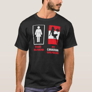 マイカナダガールフレンド夫婦人間関係ヴァレンティ Tシャツ