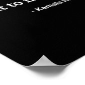 マイカマラハリス顔引用文2 ポスター (角)