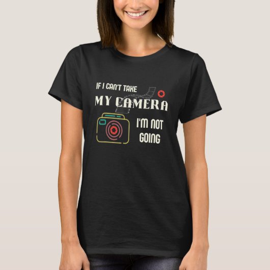 マイカメラIフォトグラファーCamera Pro Photography Ph Tシャツ (正面)