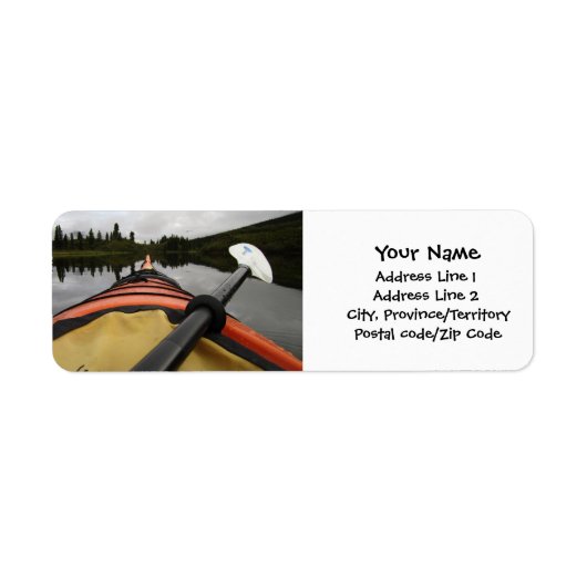 マイカヤックから表示 ラベル (正面)