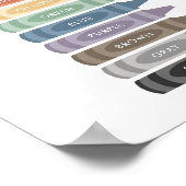 マイカラーズクレヨン教育教室デコール ポスター (角)