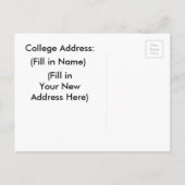 マイカレッジのアドレス案内はがき 案内ポストカード (裏面)